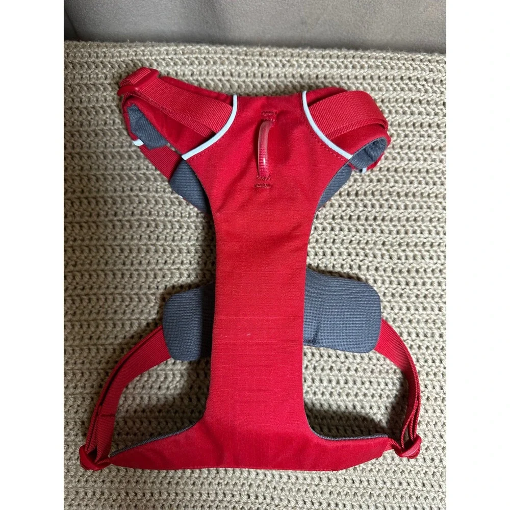 Ruffwear Front Range Dog Harness Red Medium Adjustable Padded Reflective Trim